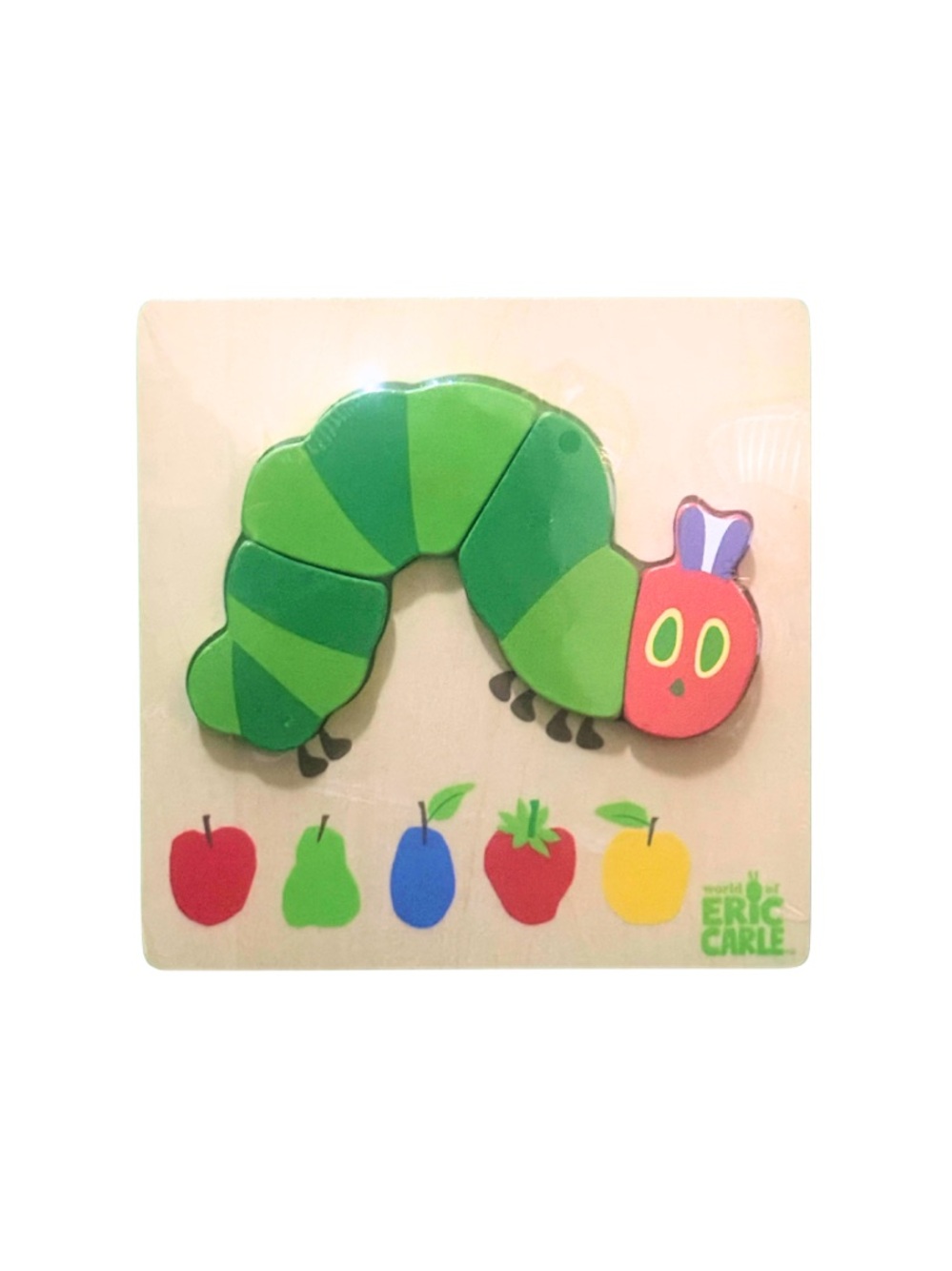 🐛 Wooden First Puzzle Set Baby Toddler Colorful Puzzle Bundle Zoo Space NIP - Picture 2 of 6